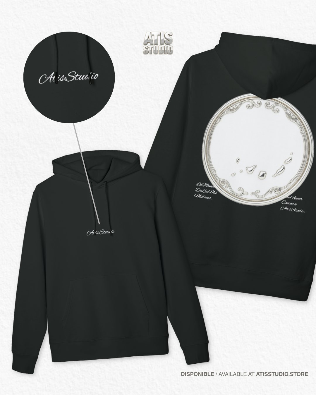 Atis Studio: la sudadera negra con las islas